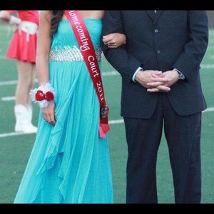 Beautiful Ice Blue Formal Gown